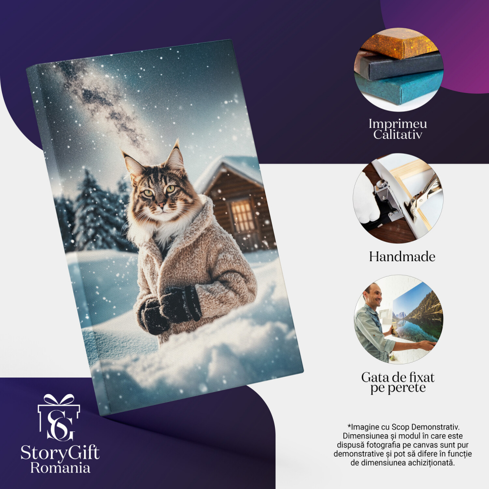 Tablou Canvas Pulover Croșetat la Polul NordMarime 40x25CM [4]