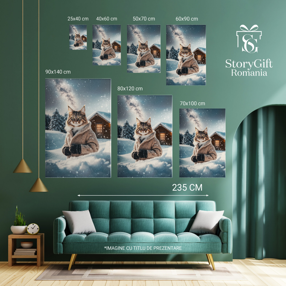 Tablou Canvas Pulover Croșetat la Polul NordMarime 40x25CM [6]