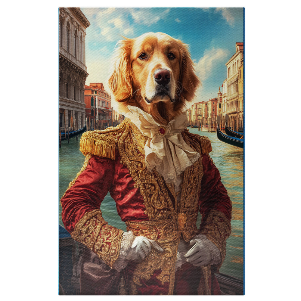  Tablou Canvas Personalizat Portret Regal În VenețiaMarime 40x25CM [1]