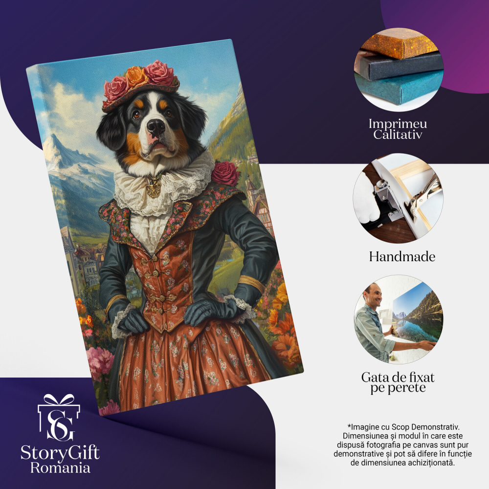 Tablou Canvas Personalizat Portret Marchiza RegalăMarime 120x80CM [4]