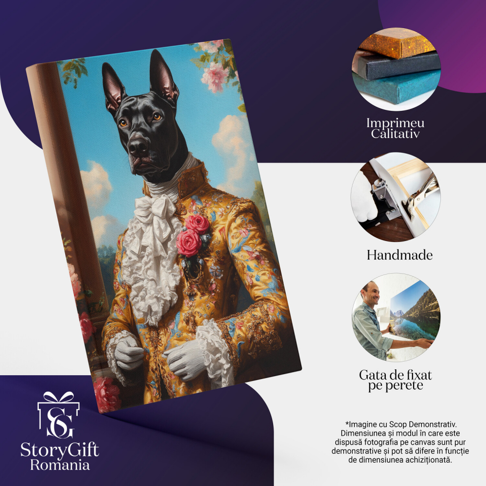  Tablou Canvas Personalizat Portret Regal Cu Jachetă Galbenă Și Trandafiri Roz




Marime 120x80CM [4]