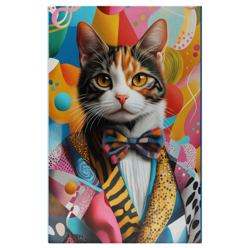 Portret Fashion Personalizat - Costum Colorat, Papion, Fundal Electric





Marime 100x70CM [1]