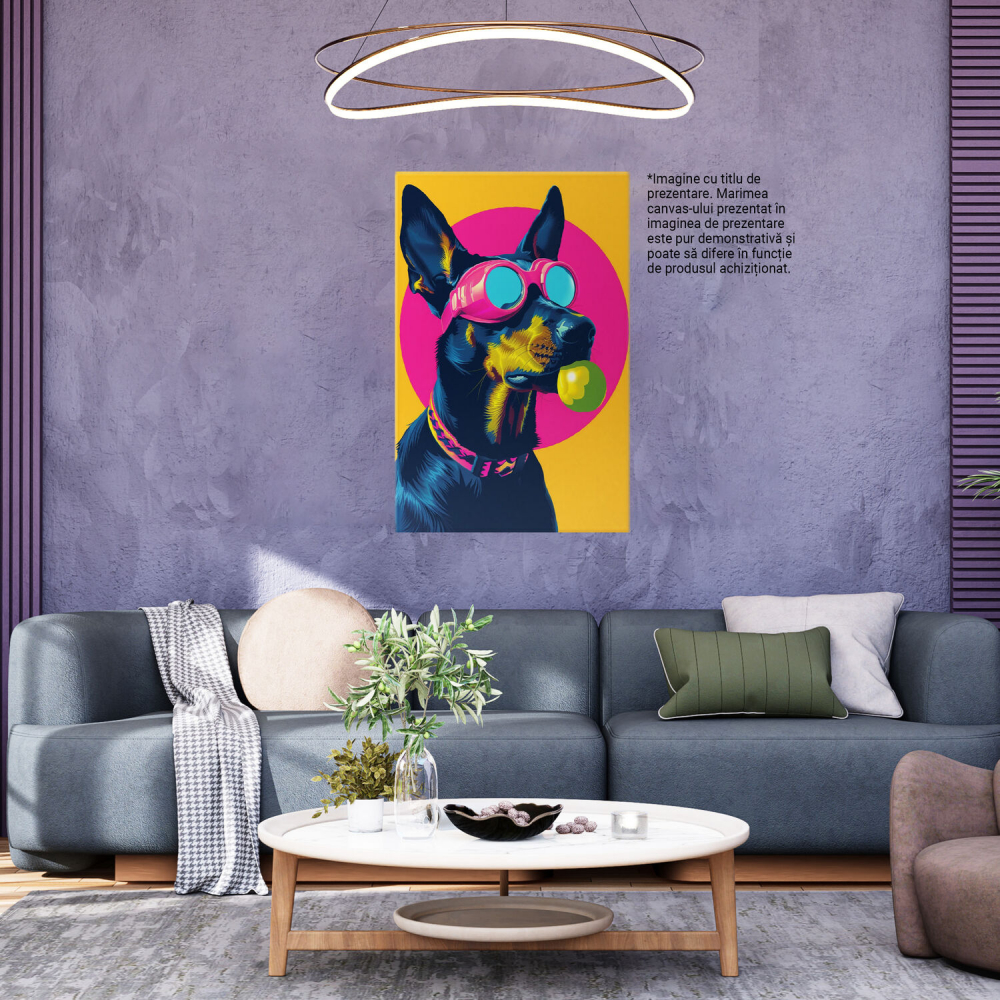 Tablou Canvas Portretul Ciobănesc German, Marime 40x25CM [3]