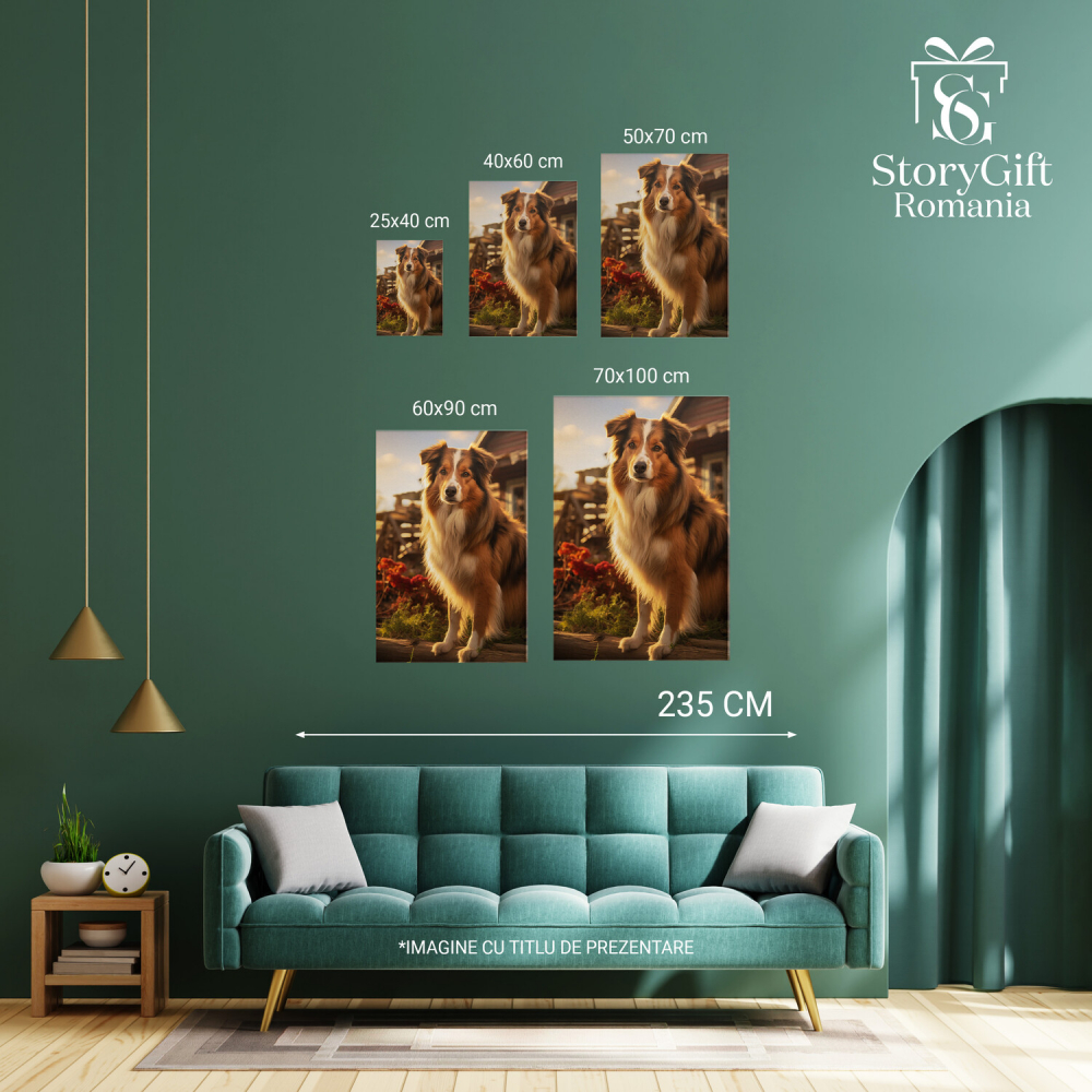 Tablou Canvas - Povestea din Spatele Gardului, Marime 40x25CM [3]