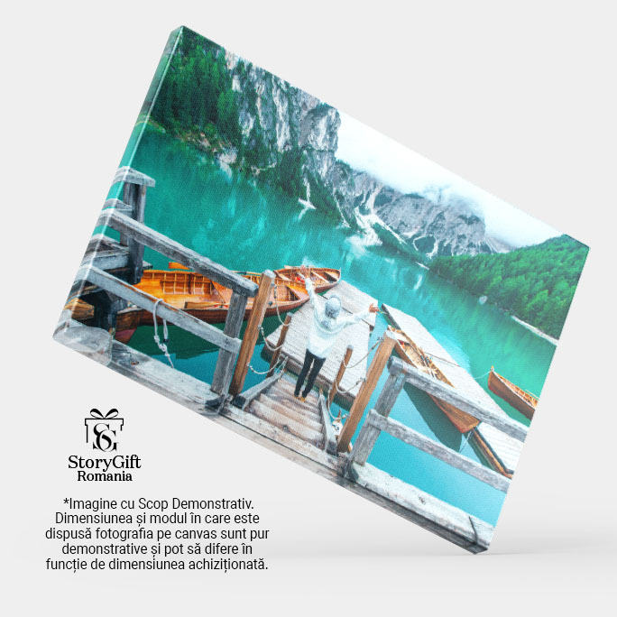 Tablou Canvas Povestea Muntelui: Fericire in Natura, Aventura, Descoperire, Inspiratie, Calatorie 3165 40x25CM [4]