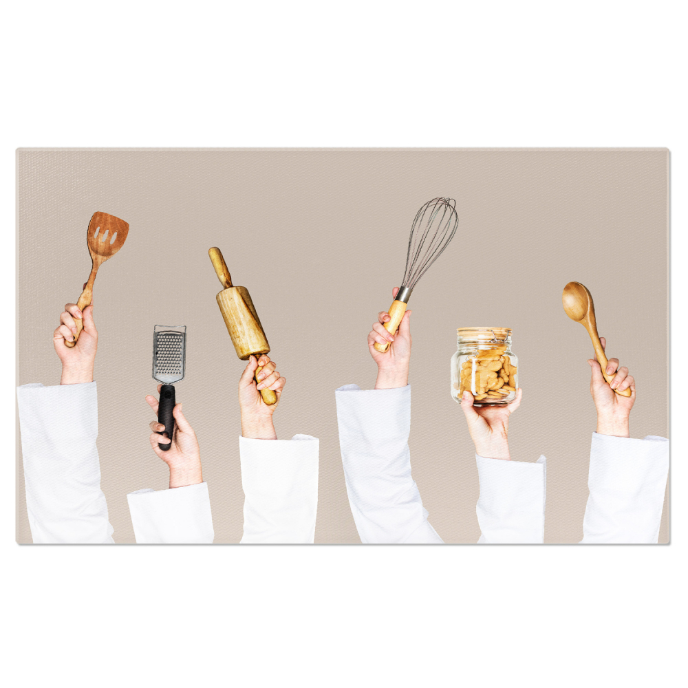 Tablou Canvas cu Bucătar Preparând Deserturi Asiatice – Prăjituri și Dulciuri, Marime 40x25CM [1]