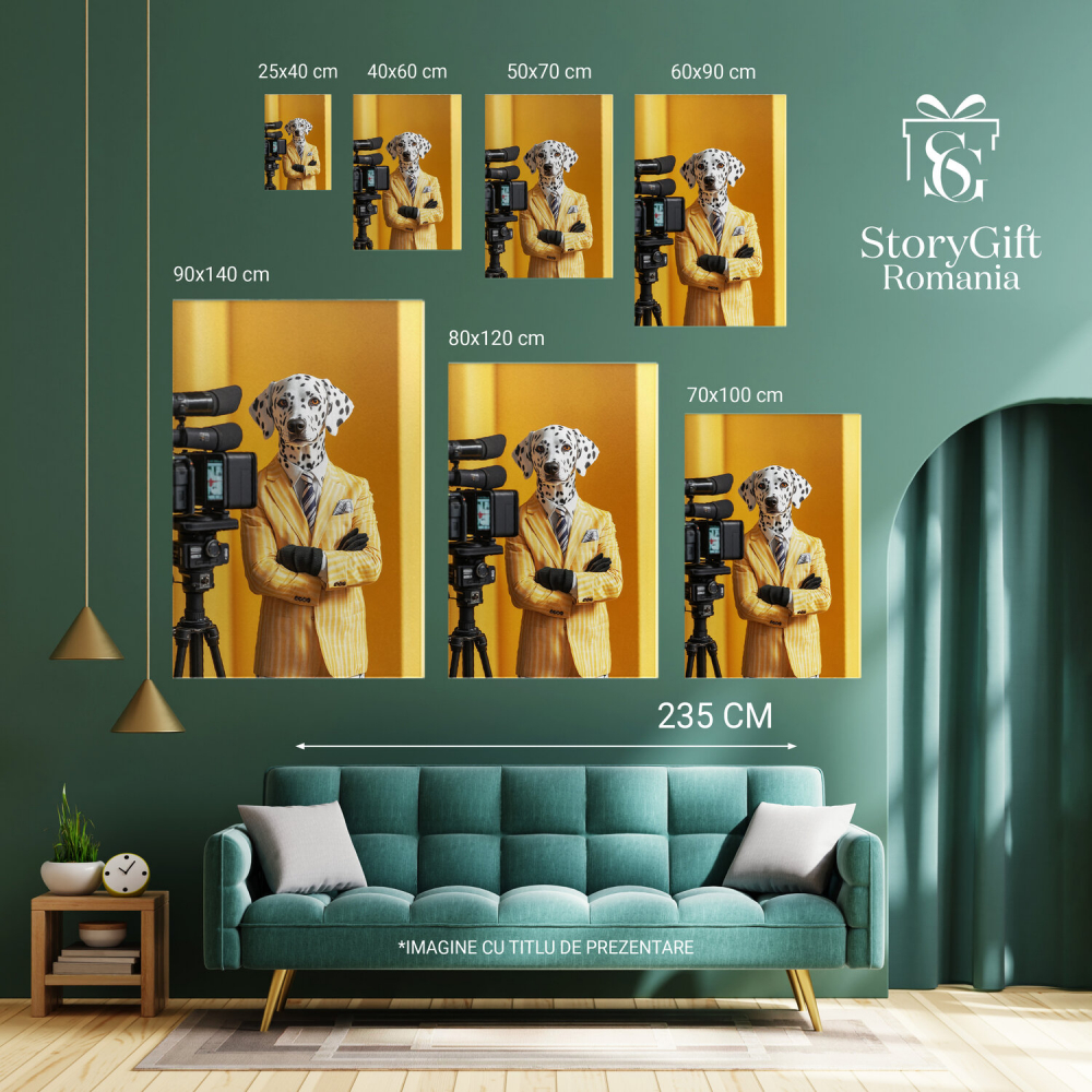 Tablou Canvas Personalizat Prezentator TV Elegant
Marime 40x25CM [6]