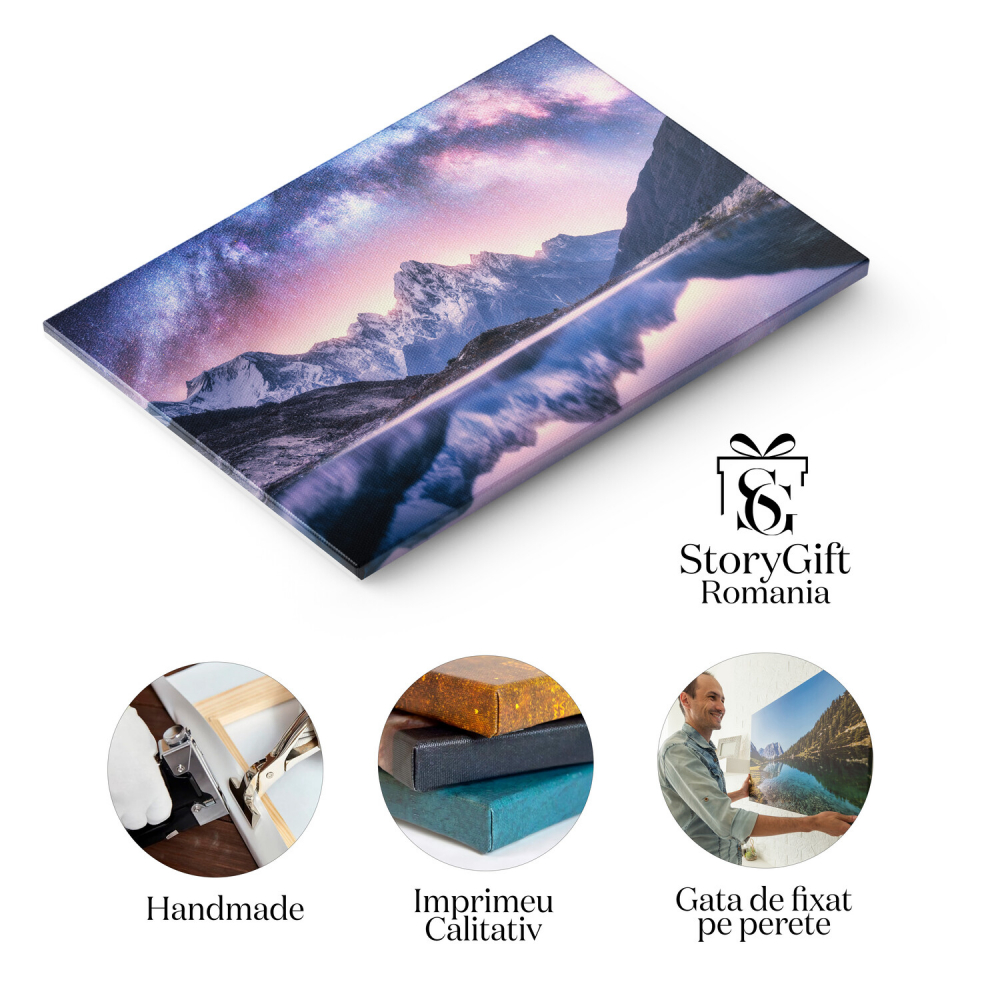 Prin Lumea Cosmică a Stelelor - Sub Cerul Înstelat, Marime 40x25CM [2]