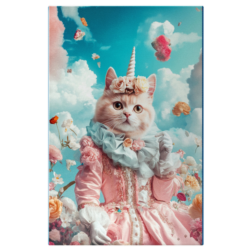 Prințesă Regală în Tinuta Roz Pudră - Decor Fashion și Elegant
Marime 40x25CM [1]