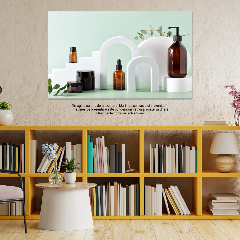 Tablou Canvas Produse Cosmetice: Frumusețe și Eleganță, Marime 40x25CM [3]