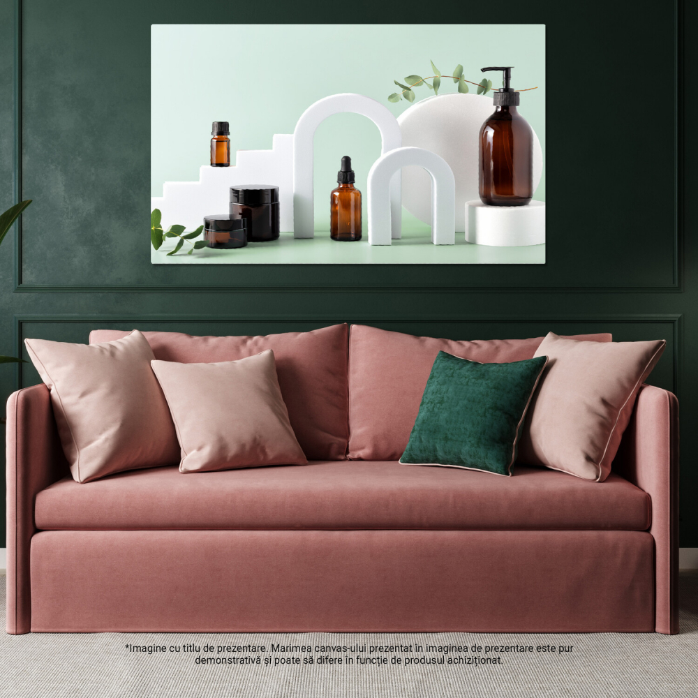 Tablou Canvas Produse Cosmetice: Frumusețe și Eleganță, Marime 40x25CM [4]