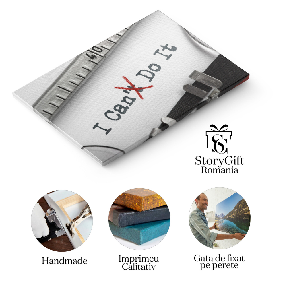 Puterea Gândirii Pozitive - Mesaje de Încredere și Succes, Marime 40x25CM [2]