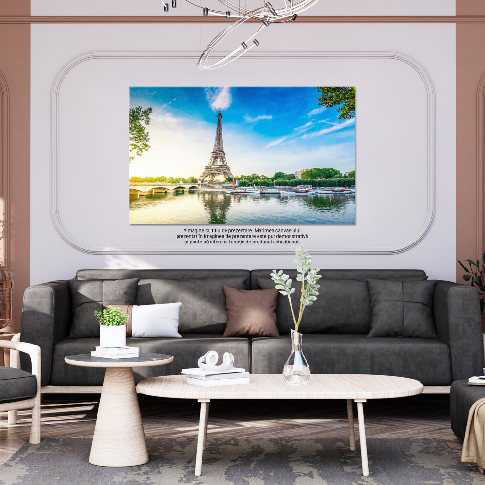 Răsărit de Soare la Trocadero - O Viziune asupra Parisului, Marime 40x25CM [3]