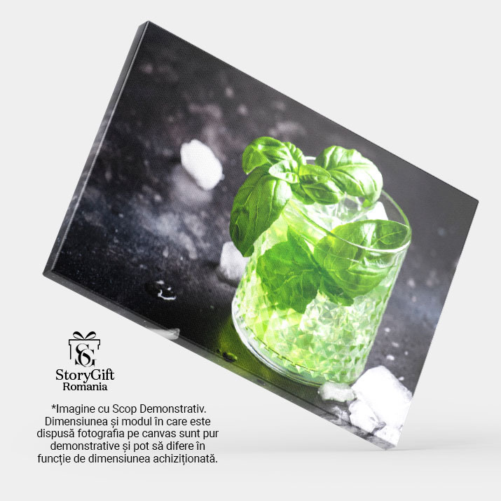 Tablou Canvas - Rasfat Lichid: Cocktail Estival, Arome Proaspete, Senzatie Citrica 40x25CM [4]