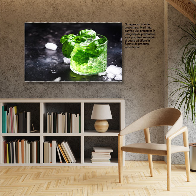 Tablou Canvas - Rasfat Lichid: Cocktail Estival, Arome Proaspete, Senzatie Citrica 40x25CM [3]