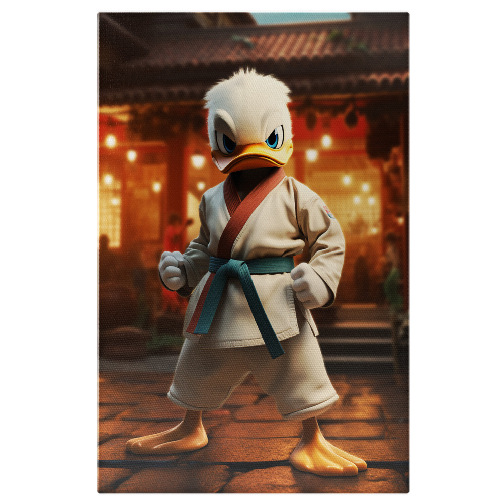 Rățușca Pasionată de Karate - Donald Duck Japonez, Marime 40x25CM [1]