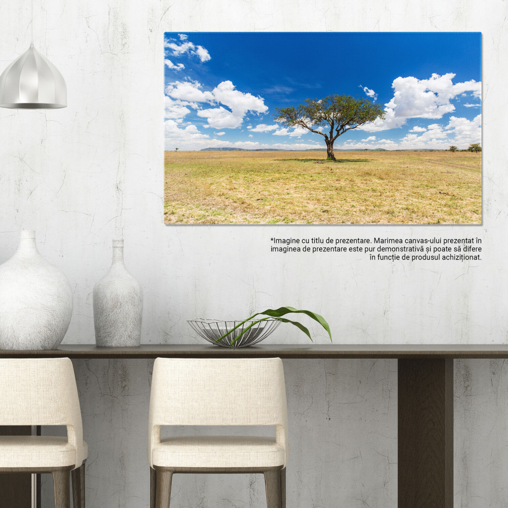 Reflecție Arbore în Mingea de Sticlă - O Conexiune cu Natura, Marime 40x25CM [3]