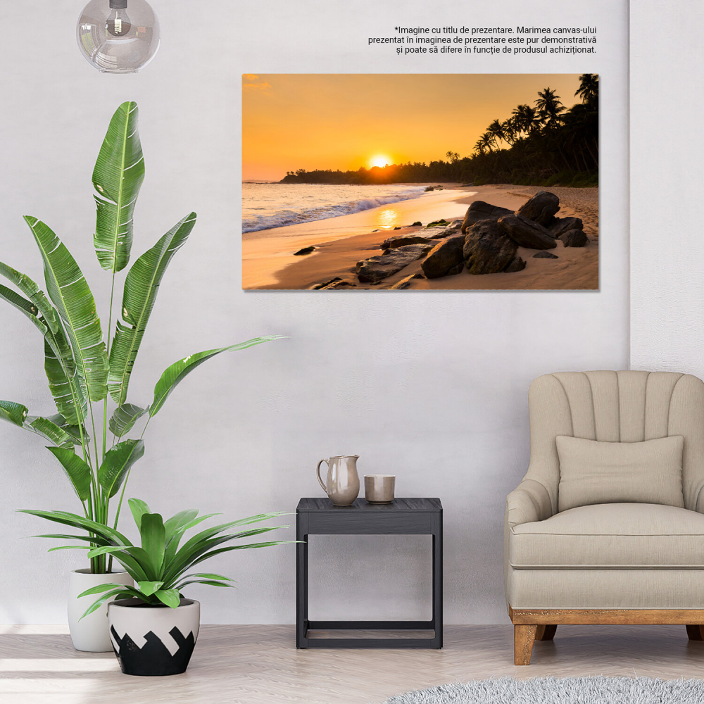 Reflexii de Apus - Peisaj Tropical la Plaja în Thailanda, Marime 40x25CM [3]