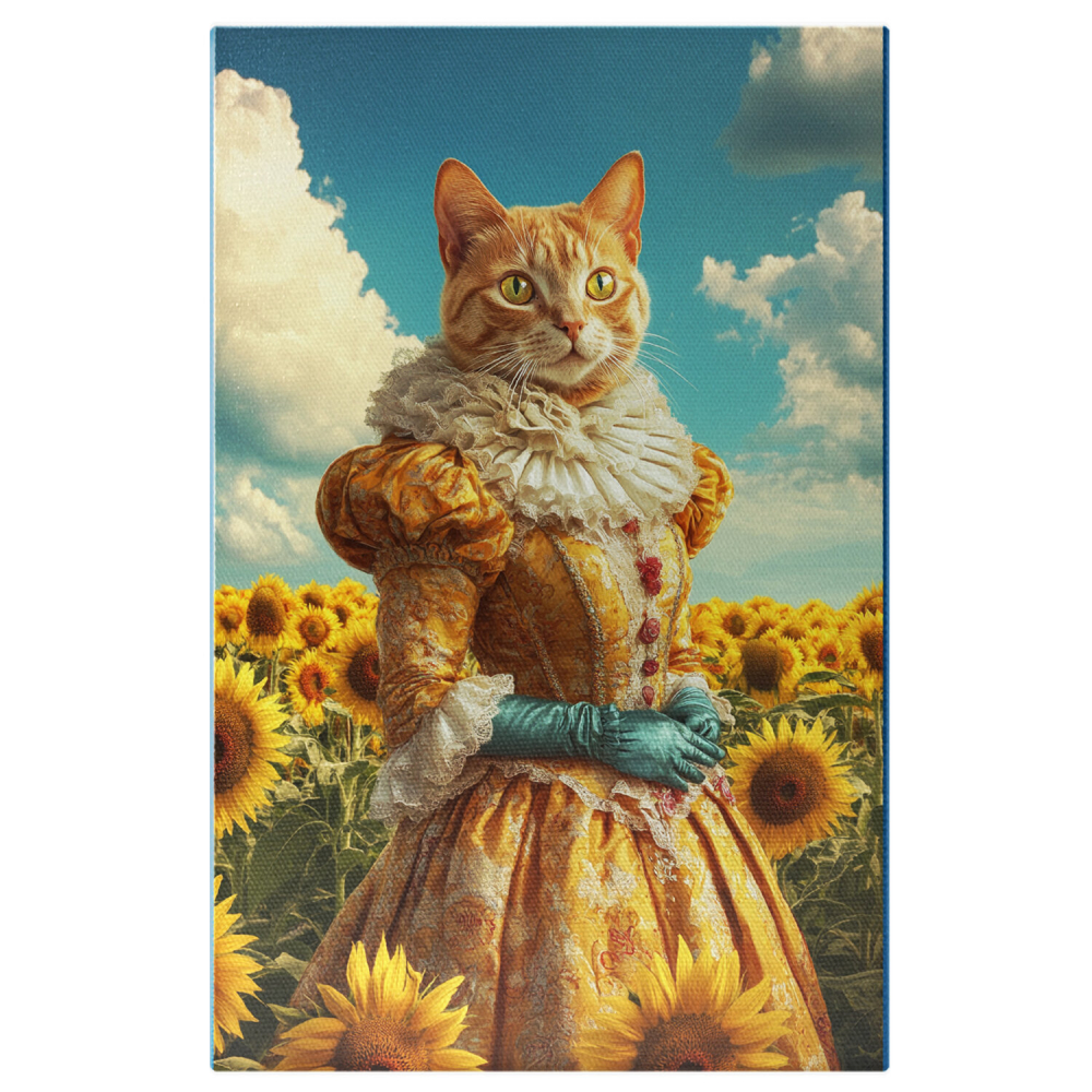 Tablou Canvas Personalizat - Animal Regină în Lan de Floarea-Soarelui





Marime 70x50CM [1]