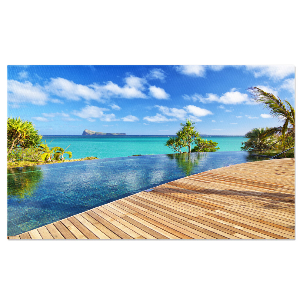 Relaxare de Lux la Piscina unui Resort din Insulele Maldive, Marime 40x25CM [1]