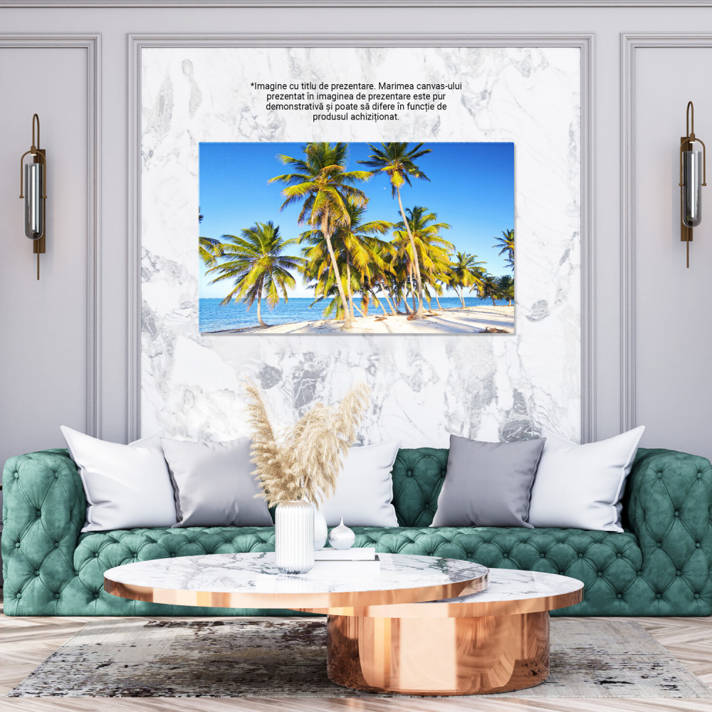 Relaxare pe Plaja Idilică din Republica Dominicană, Marime 40x25CM [3]