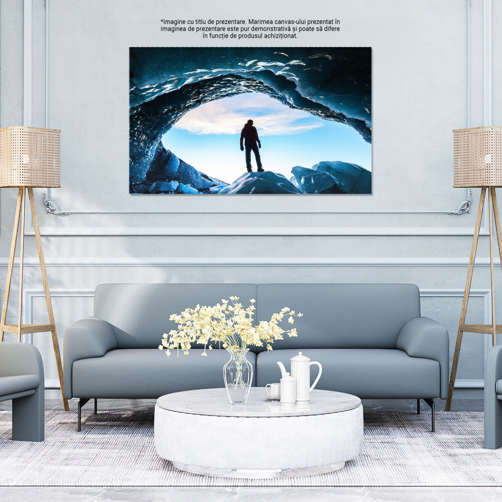 Tablou Canvas: Repararea Aerului Conditionat – Design Modern pentru Confort, Marime 40x25CM [4]