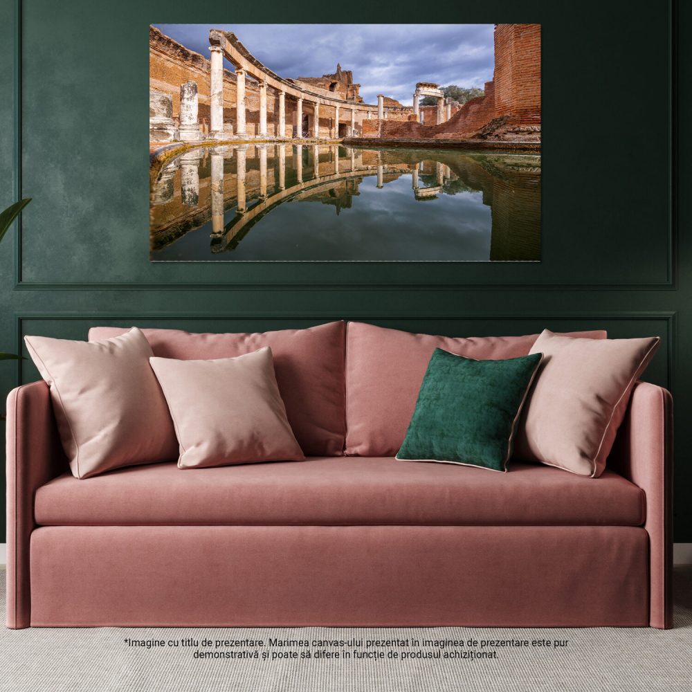 Tablou Canvas Ruine Arheologice Sub Apă - Artă Istorică Fascinantă, Marime 40x25CM [4]