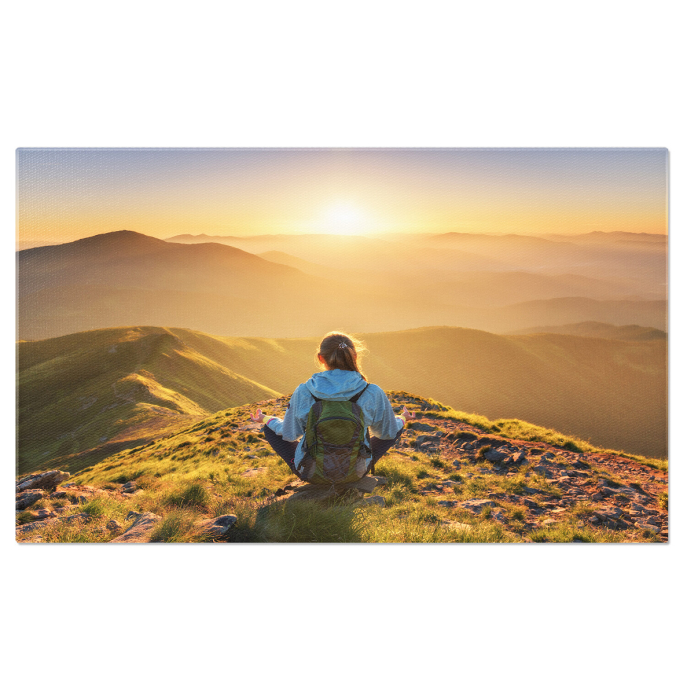 Tablou Canvas Sclipiri în Pădure: Meditație și Călătorie în Natură, Marime 40x25CM [1]