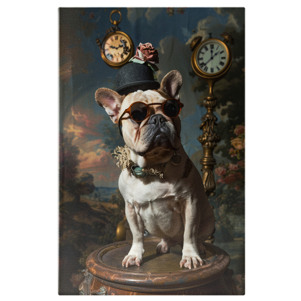 Seara Impresionantă a Domnului Dog - Câine Pregătit de Carnaval cu Ochelari, Marime 40x25CM [1]