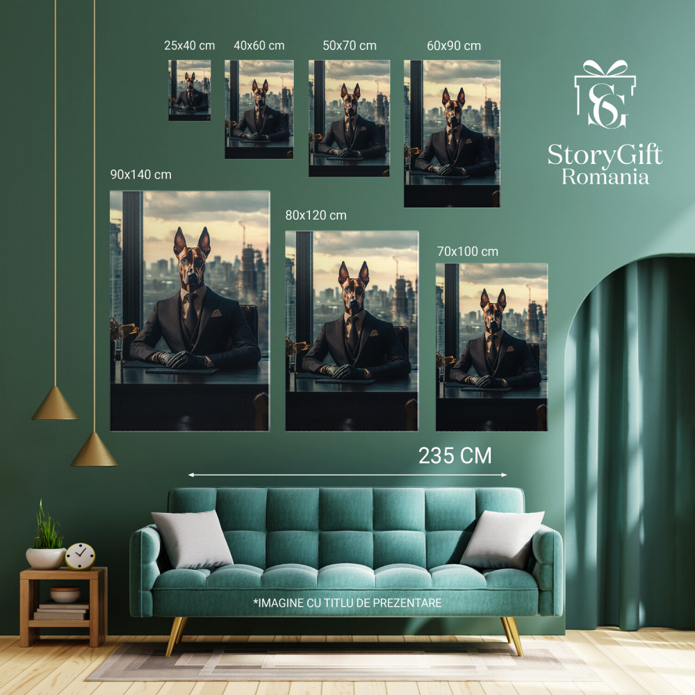  Tablou Canvas Personalizat Costum Business Deasupra OrașuluiMarime 140x90CM [6]