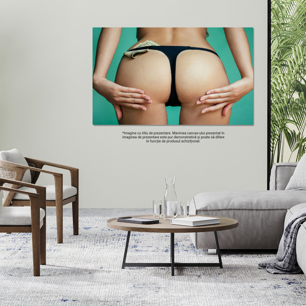 Tablou Canvas Sensualitate și Frumusețe: Detalii Lingerie, Marime 40x25CM [4]