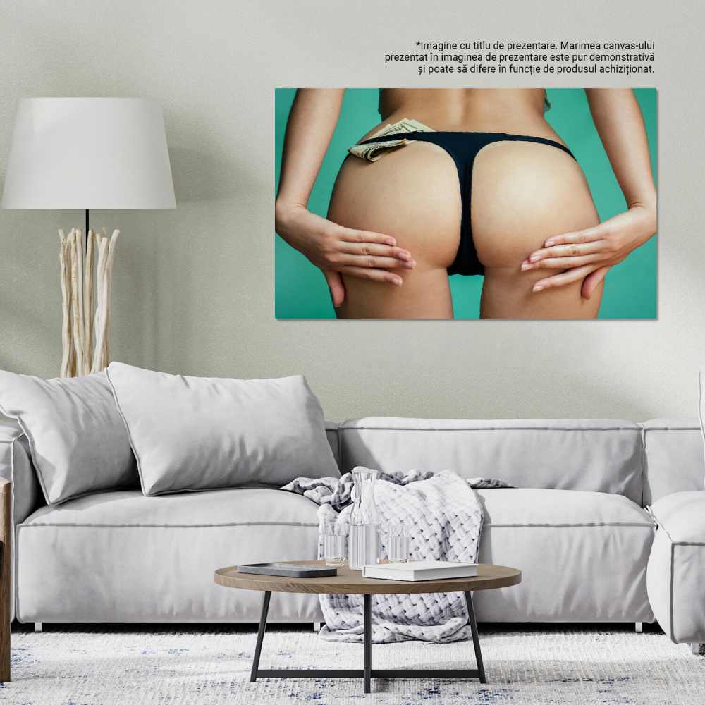 Tablou Canvas Sensualitate și Frumusețe: Detalii Lingerie, Marime 40x25CM [3]