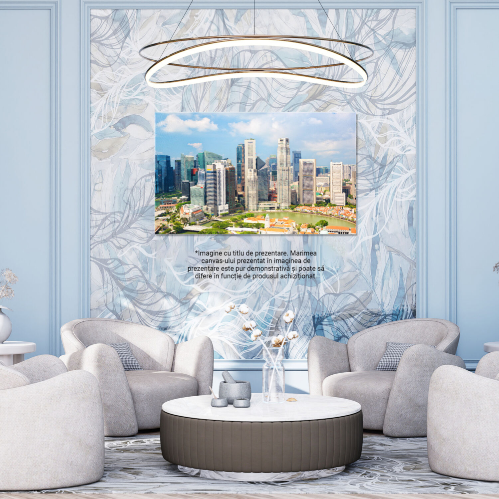 Singapore Urban: Arhitectură și Zgârie-Nori, Marime 40x25CM [3]