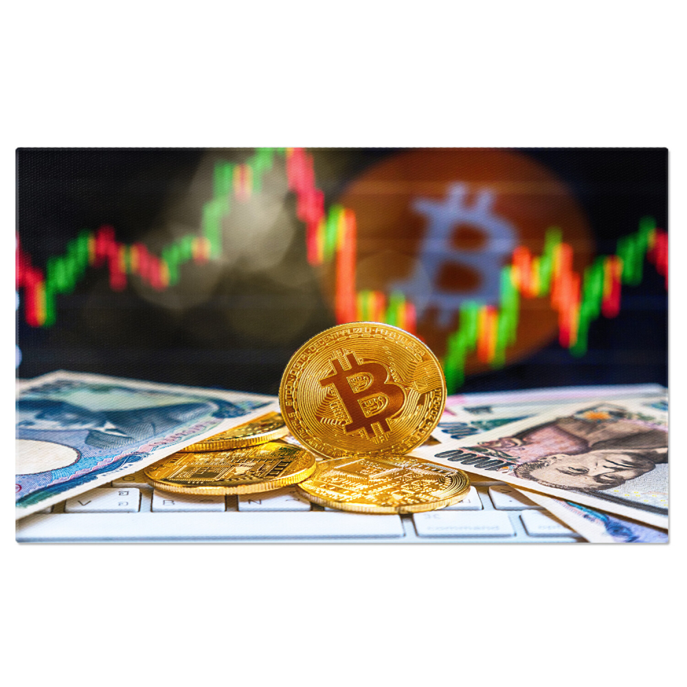 Skyline Chicago Nocturn – Tablou Canvas, Marime 40x25CM [1]