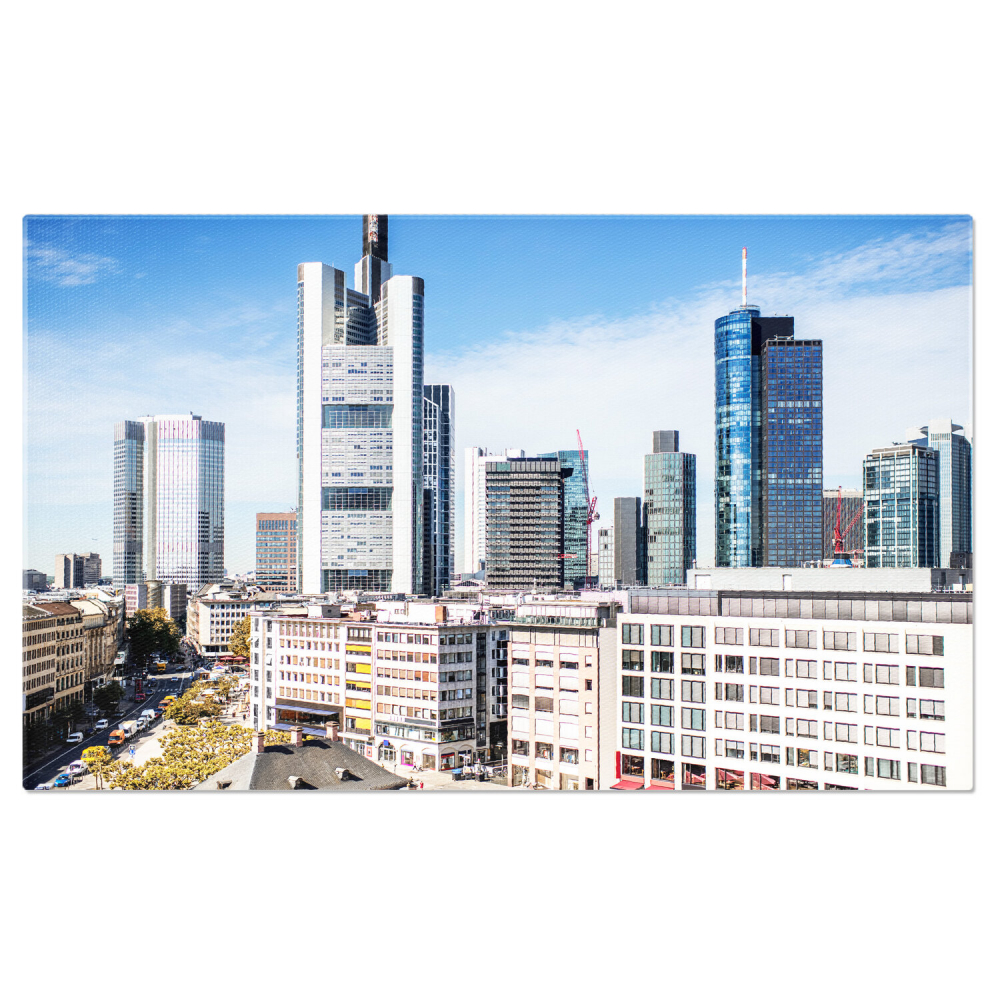 Skyline-ul Frankfurtului cu Râul Main 2023, Marime 40x25CM [1]