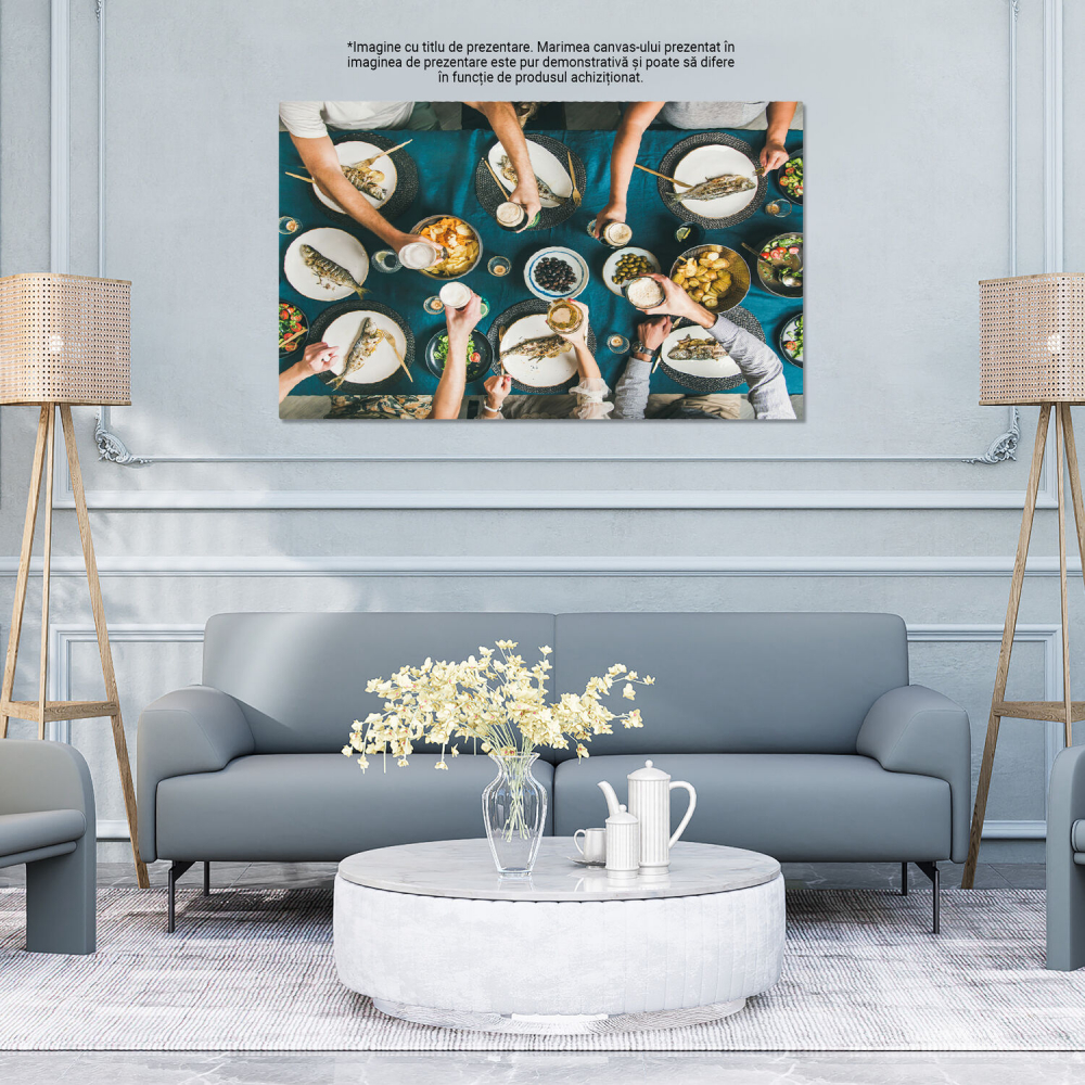 Socializare și Bucurie la Masa de Sărbătoare: Gastronomie și Familie, Marime 40x25CM [4]