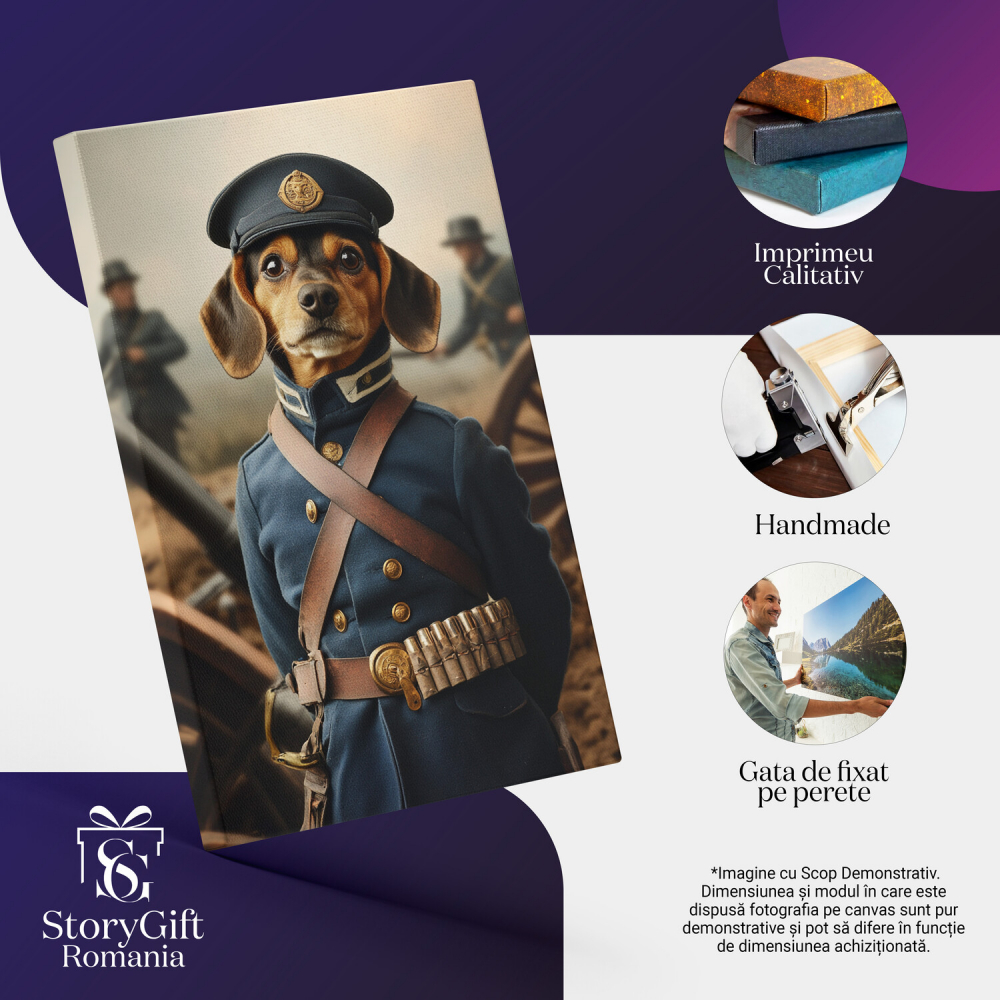 Tablou Canvas Personalizat Soldat Pe Front De Război
Marime 40x25CM [4]