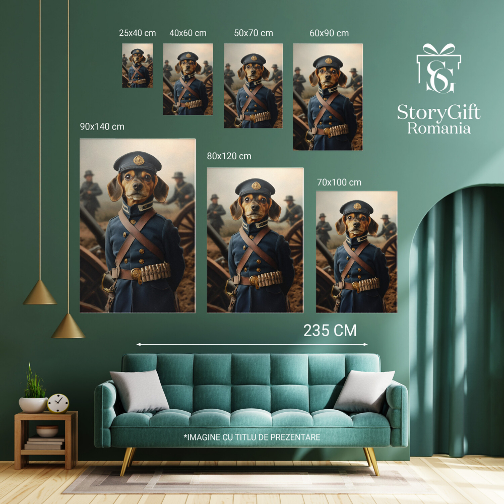 Tablou Canvas Personalizat Soldat Pe Front De Război
Marime 40x25CM [6]