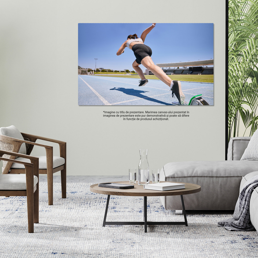 Tablou Canvas Start în Cursă: Alergători în Antrenament, Marime 40x25CM [4]