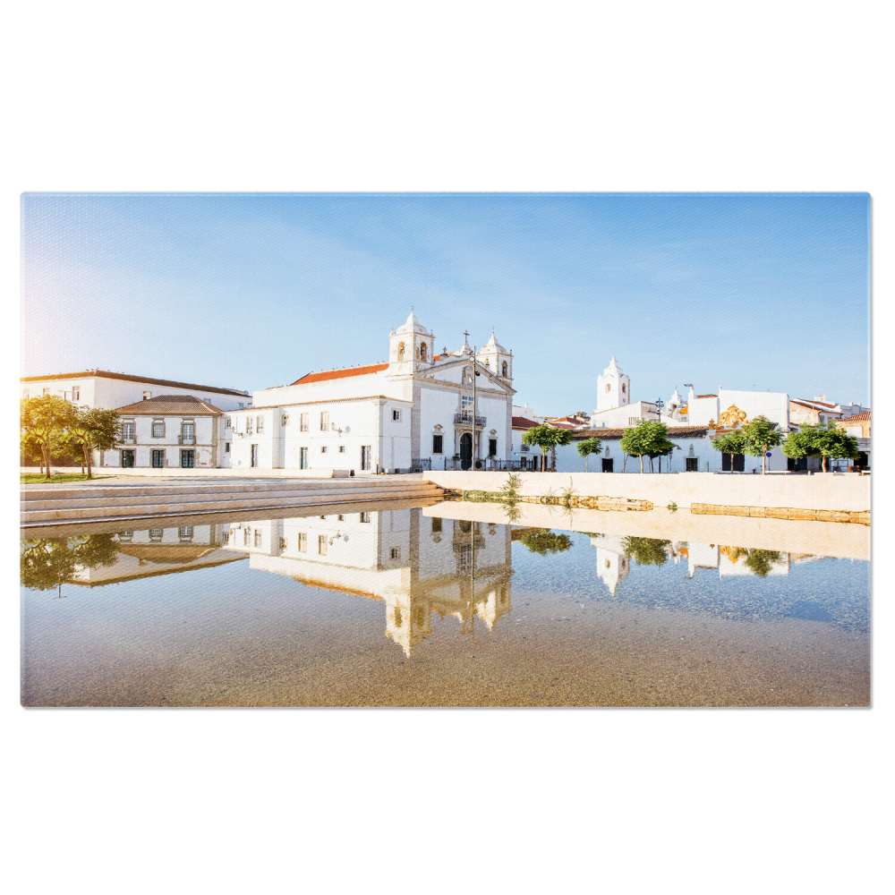 Staunea Veche Lagos din Portugalia – Biserica Albă și Clădiri Istorice, Marime 40x25CM [1]