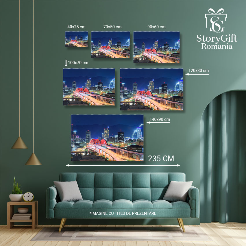 Tablou Canvas - Strazile Aglomerate ale Asiei: O Perspectiva Urbana 40x25CM [5]