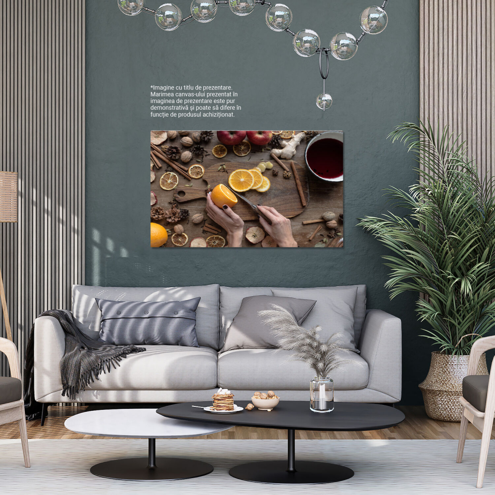 Taierea Mărului pentru Băutură: Aromă și Relaxare, Marime 40x25CM [3]