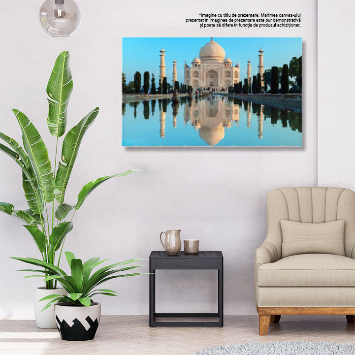 Tablou Canvas Taj Mahal in Agra, India, Taj Mahal, India, Agra, monument, mausoleu, calatorie 4428 40x25CM [3]