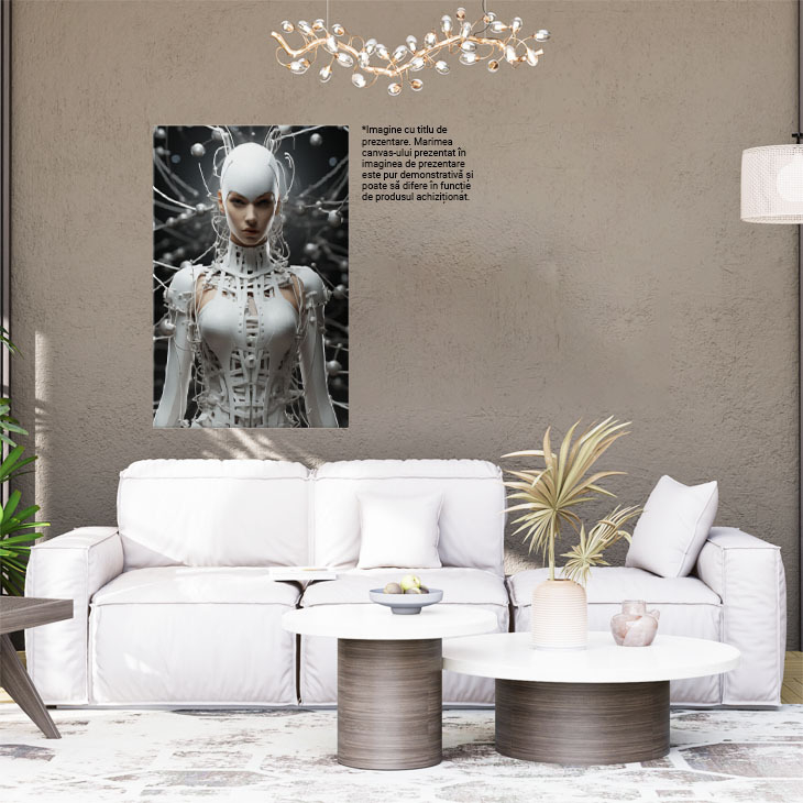 Tablou Canvas: Tehnologia elegantei  Lucrari de arta,  Design vestimentar, Fotomodel, Fotografie ,  Pictura Digitala 40x25CM [2]