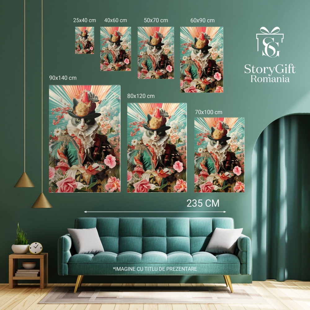 Ținută Modernă cu Sacou Verde Smarald și Guler AlbMarime 90x60CM [6]