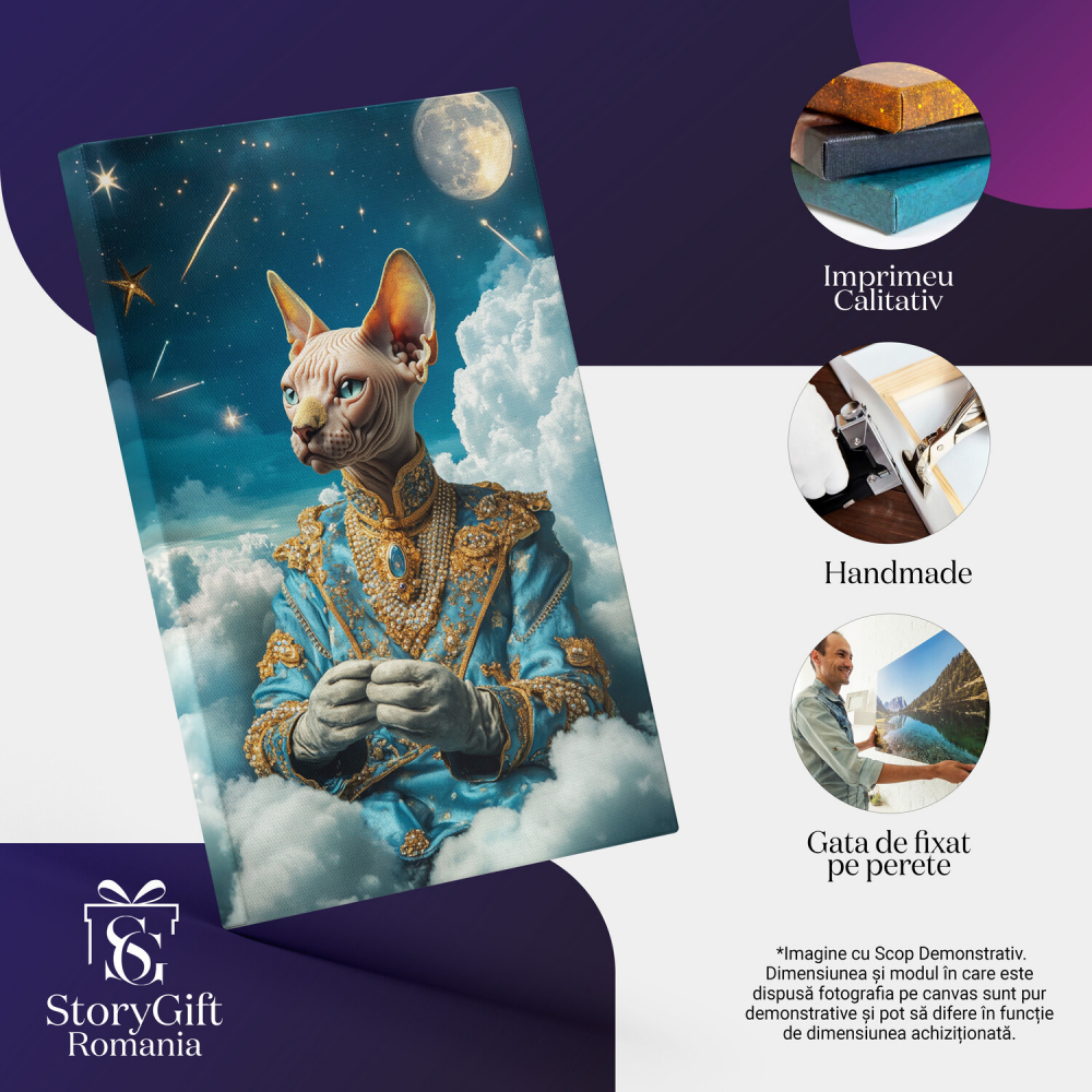 Faraon Regal cu Medalion Albastru și Lună Plină




Marime 70x50CM [4]