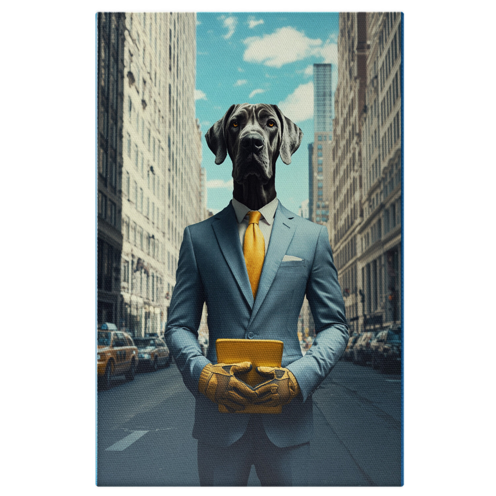  Tablou Canvas Personalizat Ținută Office Style Pe Străzile Din New YorkMarime 40x25CM [1]