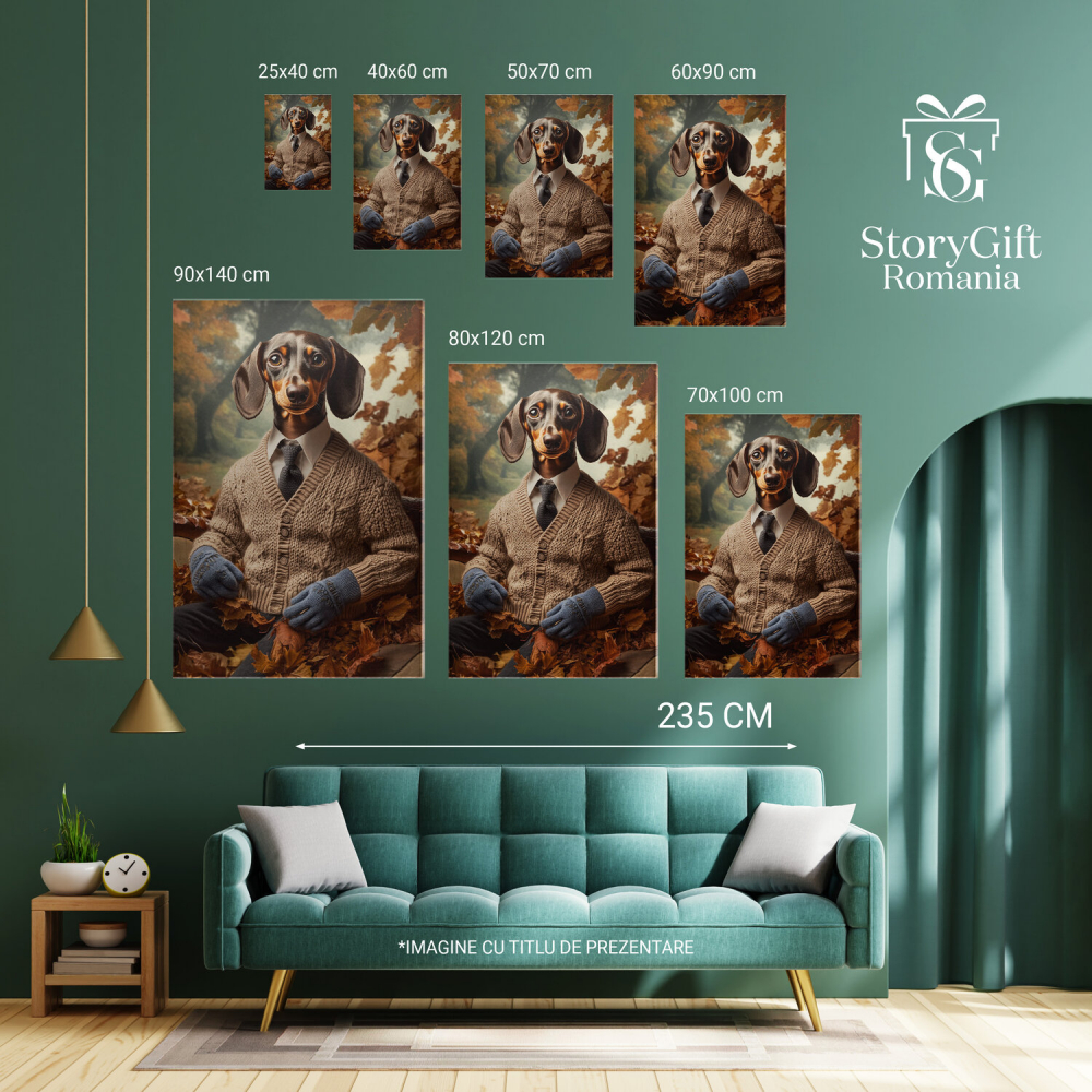 Tablou Canvas Personalizat Ținută Modernă în Parc în Sezonul Tomnatic
Marime 120x80CM [6]