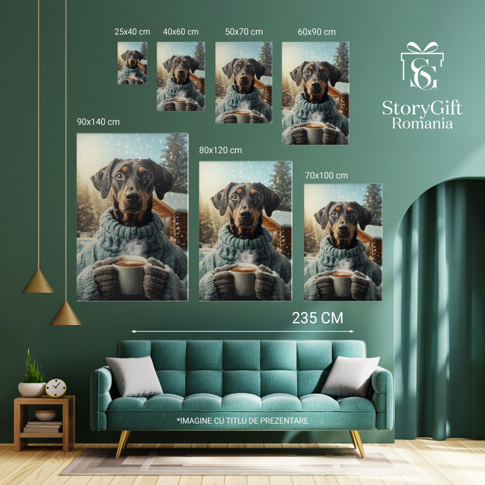 Tablou Canvas Personalizat Ținută Modernă la Polul Nord cu Geacă de Lână
Marime 40x25CM [6]