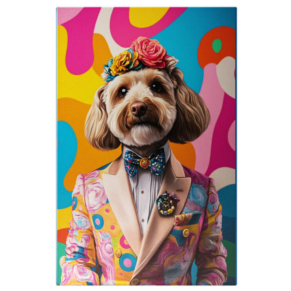 Ținută Pop cu Coroană de Flori și Papion Colorat




Marime 100x70CM [1]